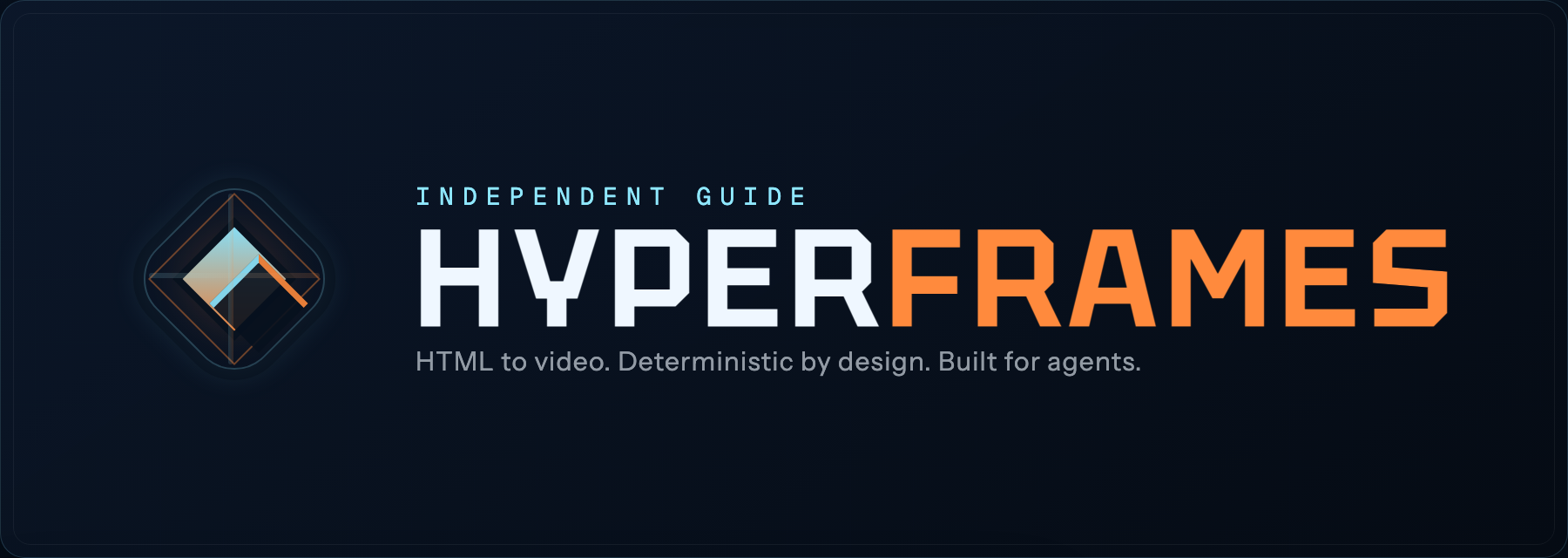 HyperFrames Guide wordmark